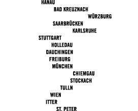 18 - RHEIN-MAIN   Hanau 19 - IMRG Rhein-Nahe   BAd Kreuznach 20 - IMRG RIDING BULLS MAINFRANKEN   Würzburg 21 - INDIA   