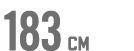 183 cm 